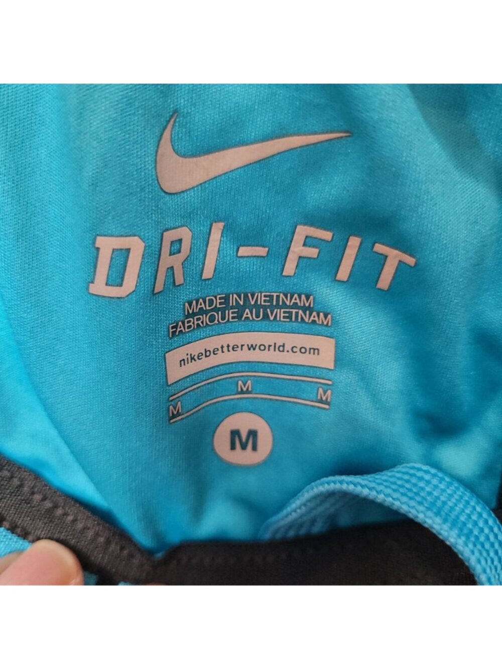 Nike Dri-Fit Fly Men's Athletic Basketball Training Shorts Blue/Black Geometric - Picture 7 of 7